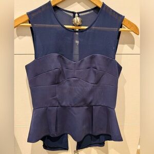 Bcbg top navy xxs